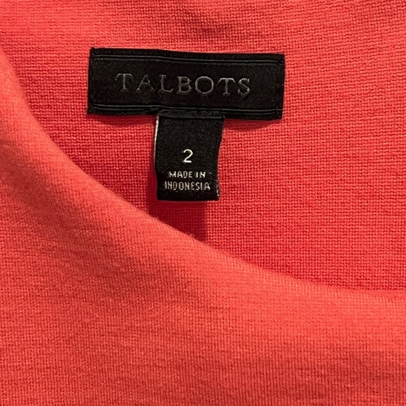 TALBOTS women sleeveless color-block dress/size 2 - Picture 4 of 6